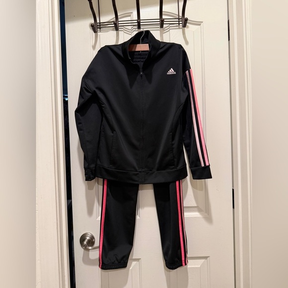 adidas Other - Adidas track suit
Pink black 14-16 sweats